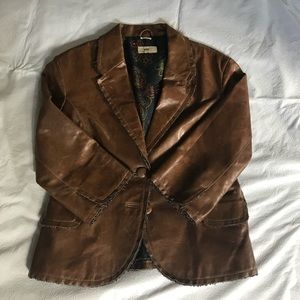 Beautiful leather jacket. Silk lining Nordstrom